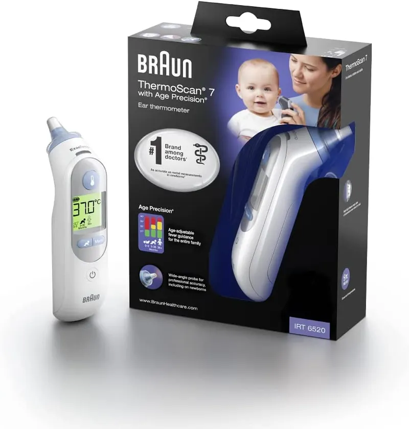 Braun ThermoScan 7 Ear Thermometer with Age Precision