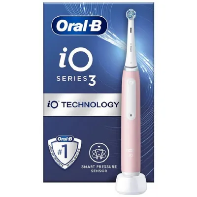 Oral-B iO Series 3 Electric Toothbrush, Pink