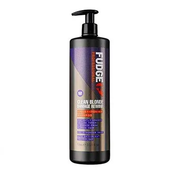 Fudge Clean Blonde Damage Rewind Violet-Toning Shampoo 1L